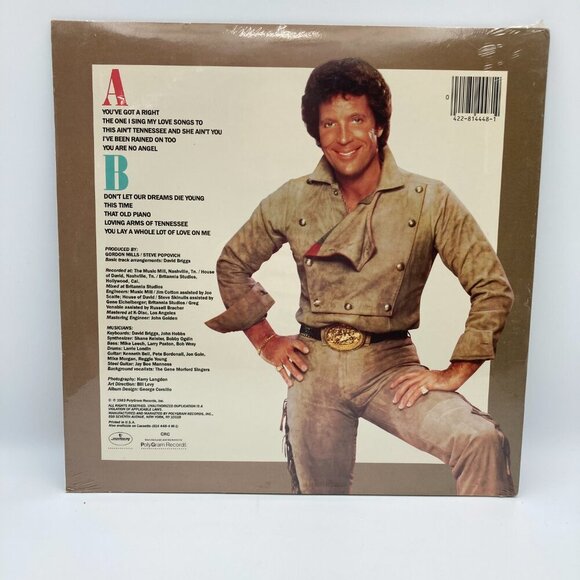 Tom Jones "Don't Let Our Dreams Die Young" Vintage Vinyl Record Factory Sealed - Picture 2 of 2